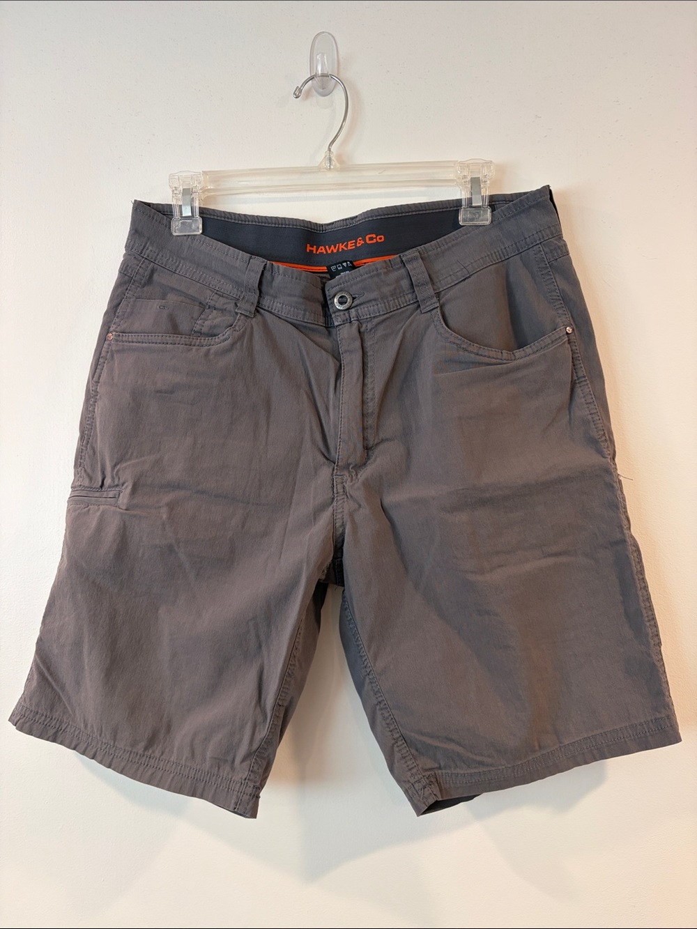 Hawke & Co Men’s Charcoal Gray Flat Front Shorts